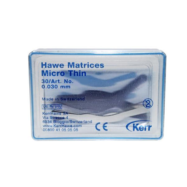 Hawe matricer 0,03mm nr. 4/409 30 stk. molar 1 bue