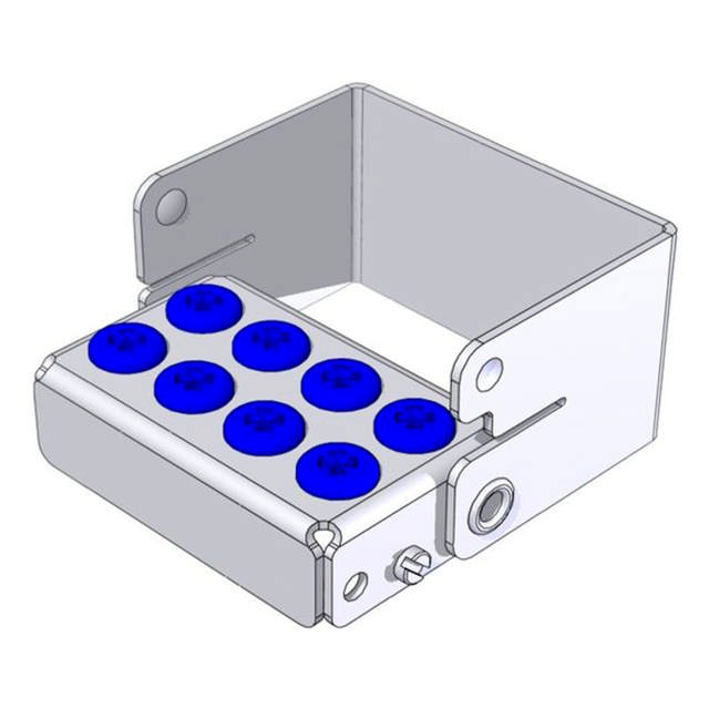 Nichrominox Plug In, blå, til 8 bor