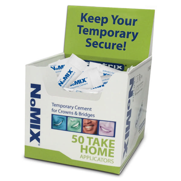 NoMIX Temporary Cement, tuber a 0,5 g, 50 stk.