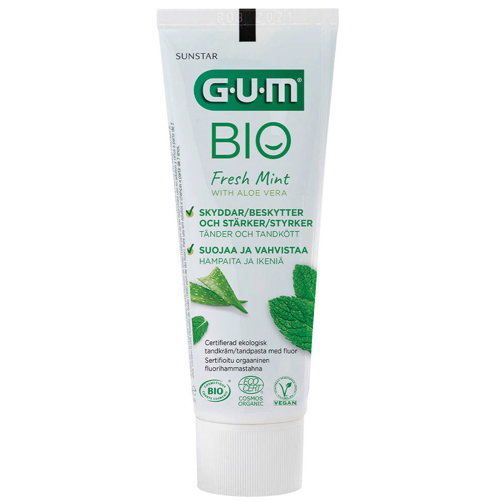 GUM BIO tandpasta, 12 x 75 ml