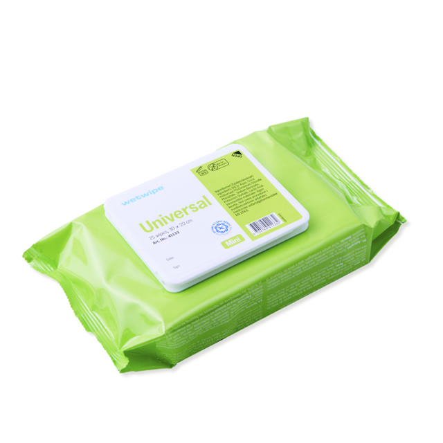 WetWipe Universal Mini 20x30 cm, 25 stk.