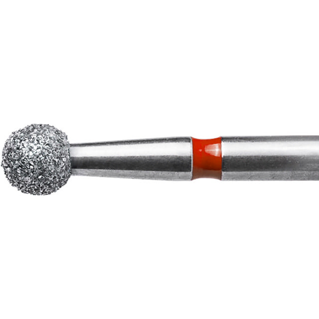 Edelingh diamant rund RA 001/035 F, rød, 5 stk.