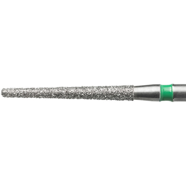 Edelingh diamant konisk lang FG 174/016 C, grøn, 5 stk.
