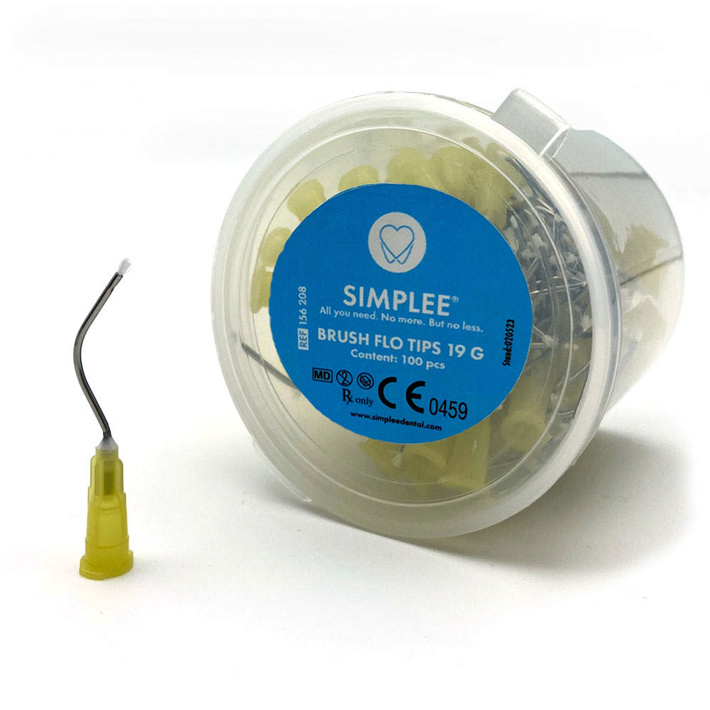 Simplee Brush Flo Tips børstespidser, 100 stk.