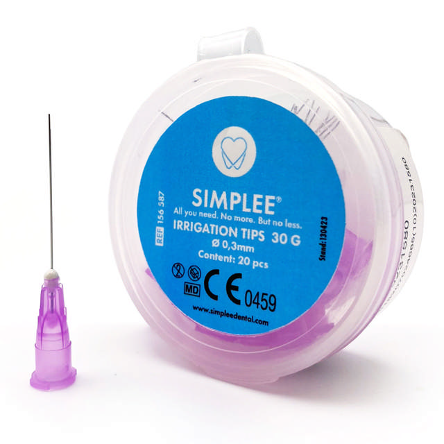 Simplee skyllekanyler, 30G, lilla, 20 stk.