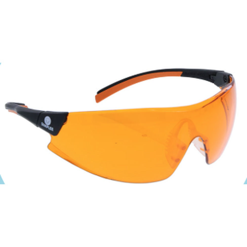 Simplee beskyttelsesbrille, orange, stk.
