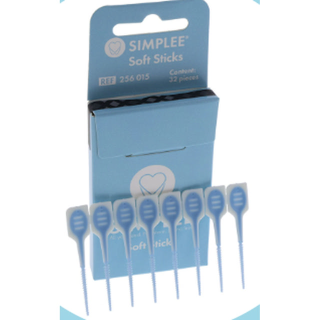 Simplee Soft Sticks interdental-sticks, 32 stk.
