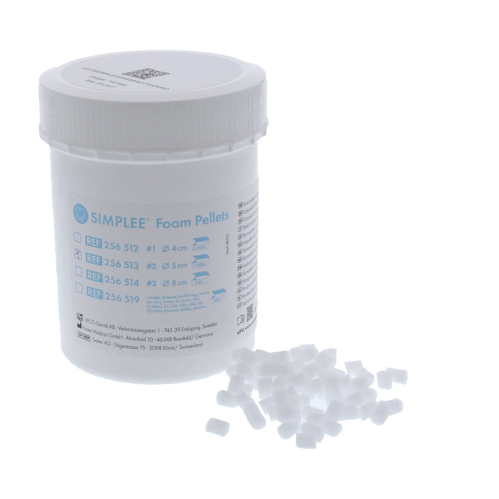 Simplee skumpellets 5 mm, str.2, 1000 stk.
