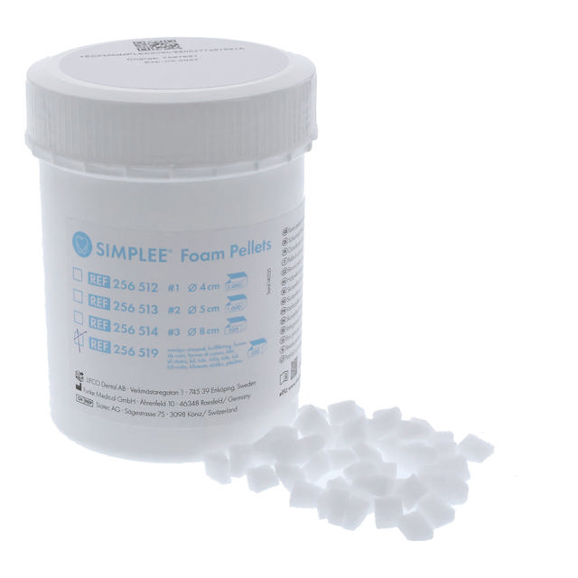 Simplee skumpellets kileformede 8 x 6 mm, 500 stk.