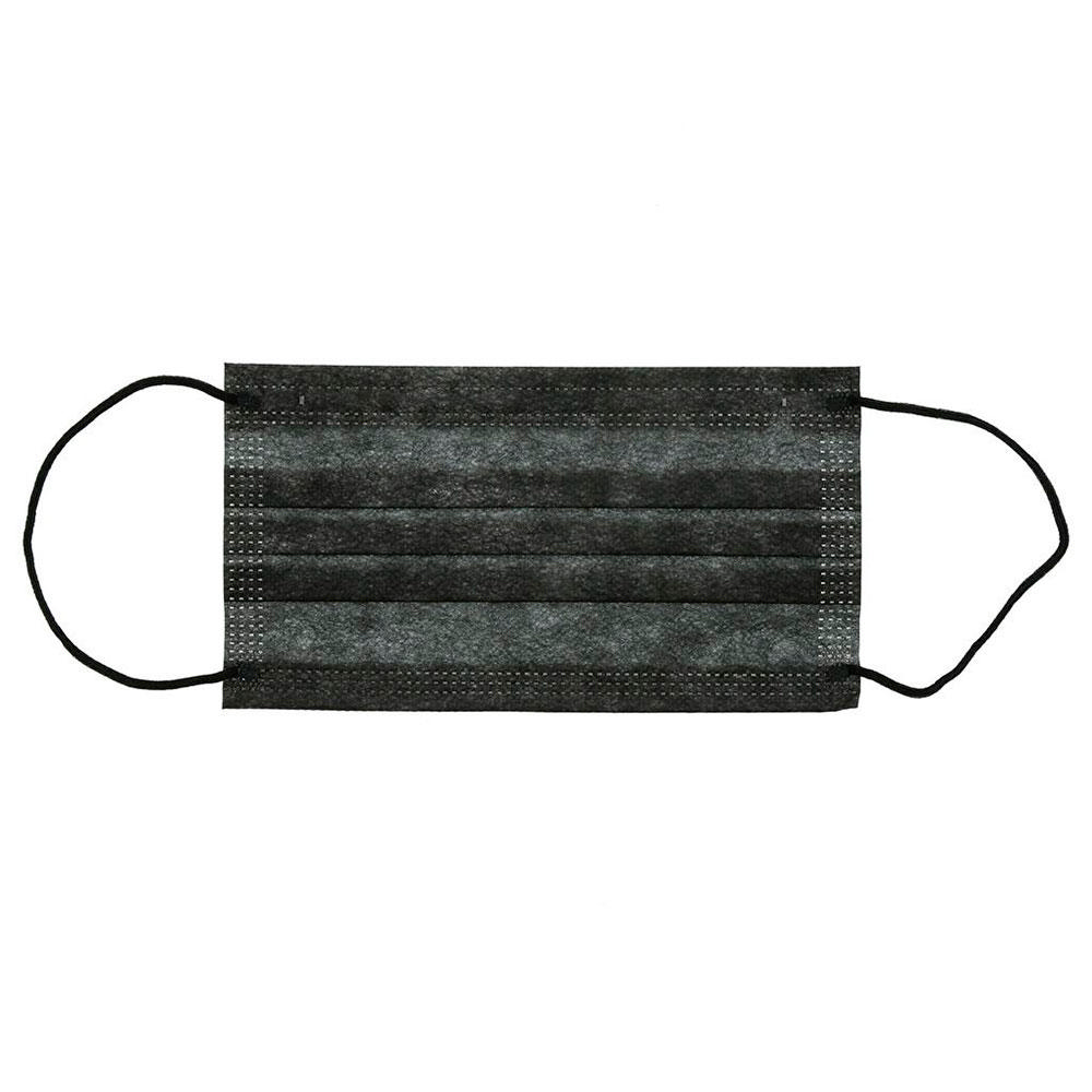 Simplee mundbind type IIR m/elastik, sort, 50 stk