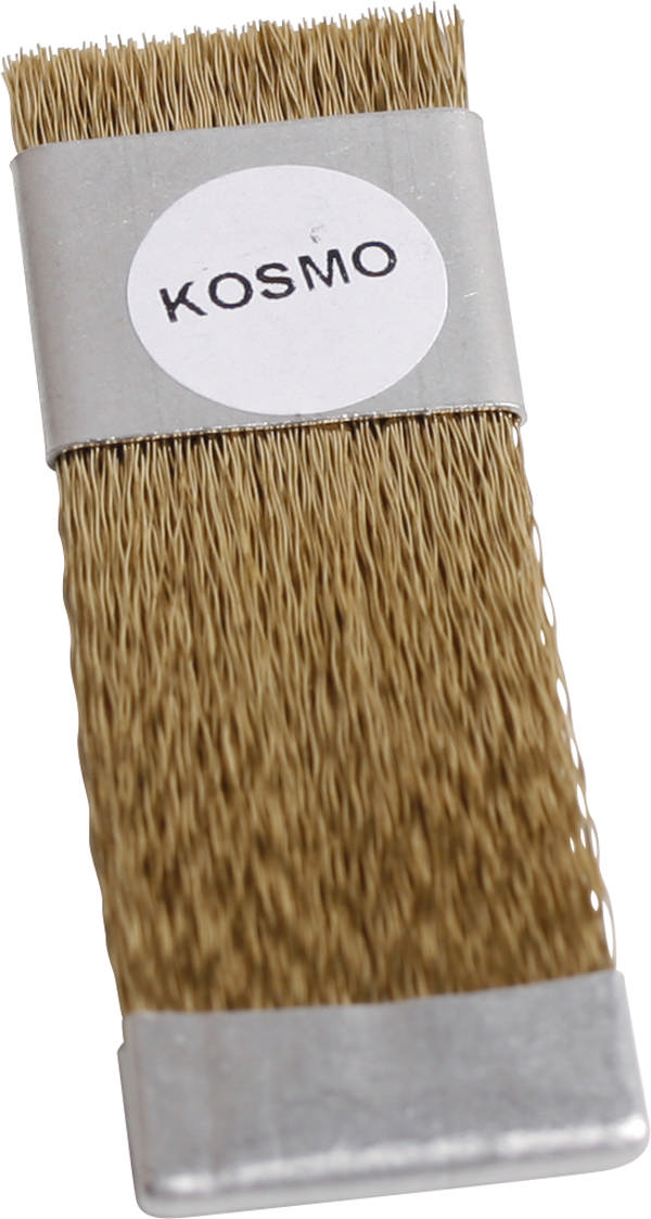 Borrenser i messingtråd, flad