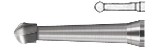 Maillefer hårdmetalbor rosenbor RA rund 0123/016, 5 stk.