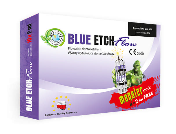 Cerkamed Blue Etch 36% FLOW økopakke, 10 x 2 ml+15 tip