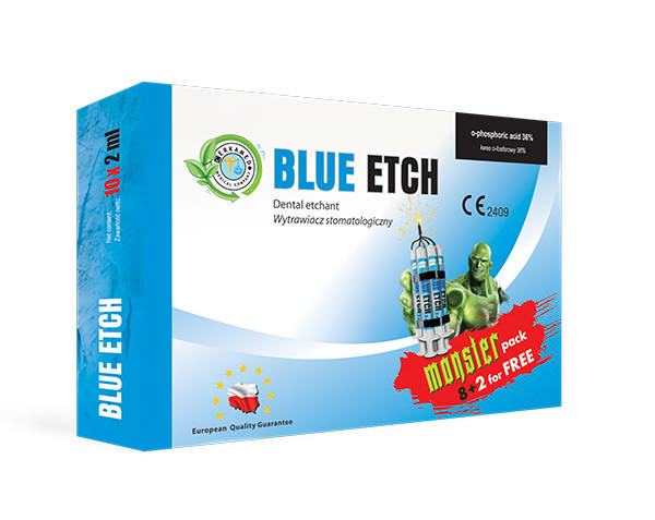 Cerkamed Blue Etch 36% økopakke, 10 x 2 ml, 15 tips