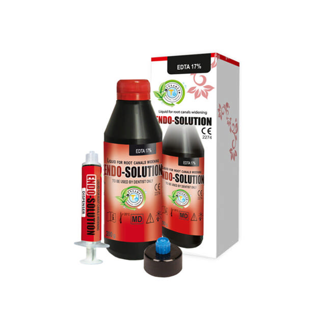 Cerkamed EDTA 17%, Endo-Solution, 200 ml. væske.