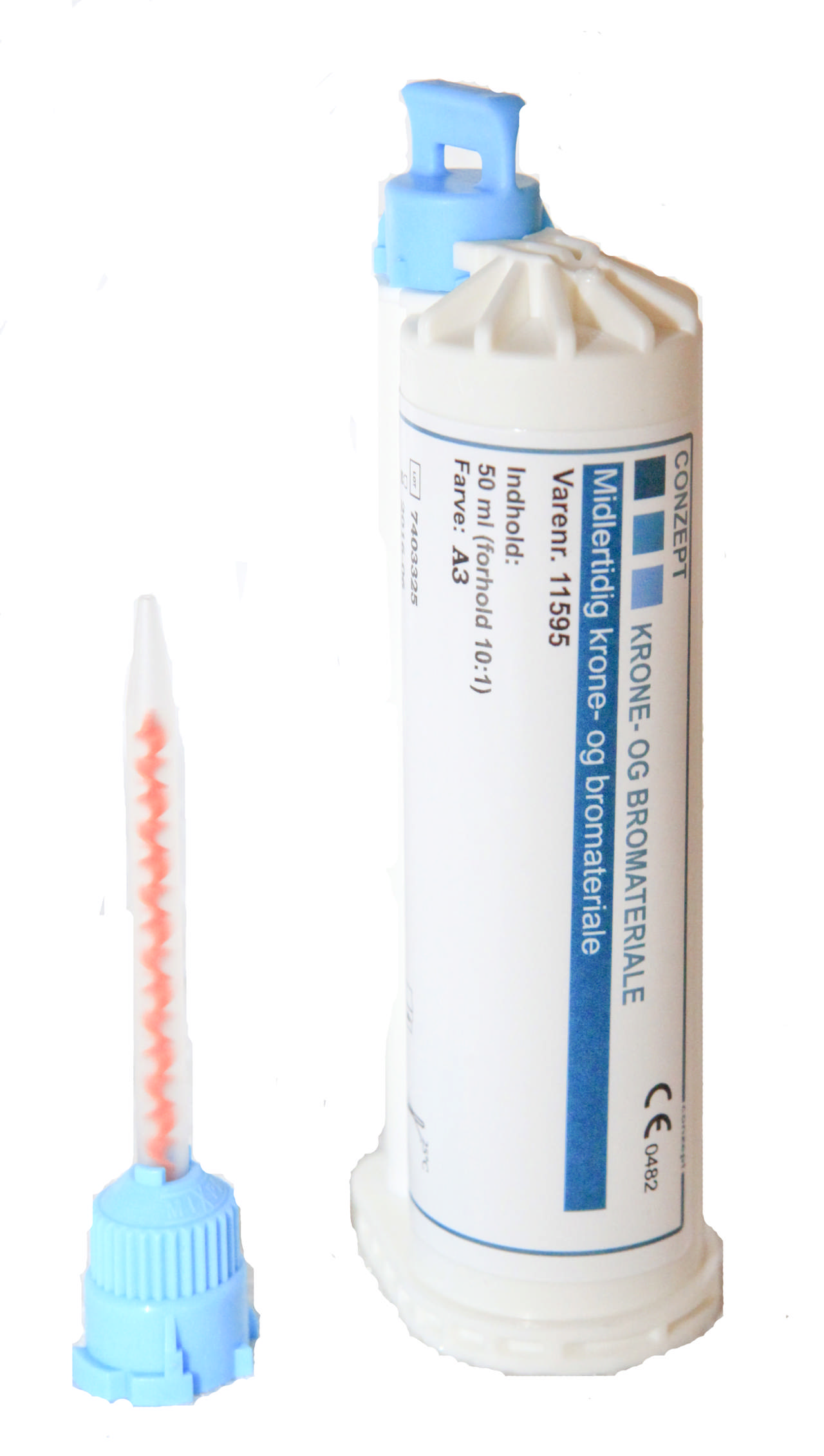 Conzept Provisorisk Krone-Bromateriale, farve A3