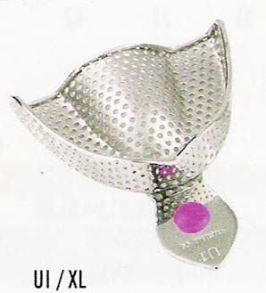 Aftryksske Perf. Overkæbe XL med retentionskant,