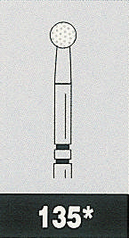 Two Striper diamant 135*.F , ISO 001/024, 5 stk. 