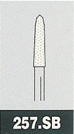 Two Striper diamant, Blå 257.SB M , ISO 298/019, 5 stk 