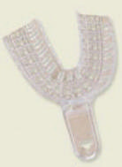 Engangs aftryksske, plast, Large-UK, 10 stk