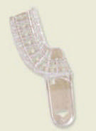 Engangs aftryksske, plast, Højre, 10 stk