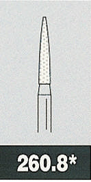 Two Striper diamant 260.8 M , ISO 249/013, 5 stk.