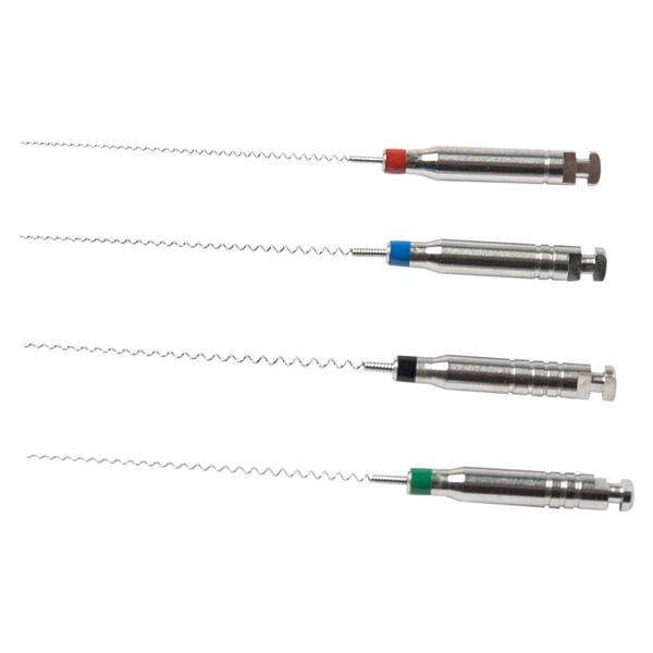 Lentulo rodspiral RA, 25 mm, nr. 1 rød, 4 stk.