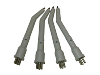 Luzzani spids til trefunktionsspids, grå, 2 stk.