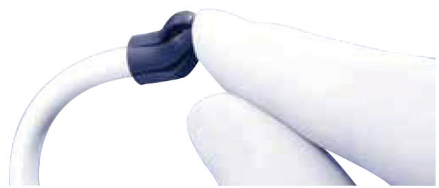 Total Comfort spytsug Blå med fast hætte, 1000 stk.