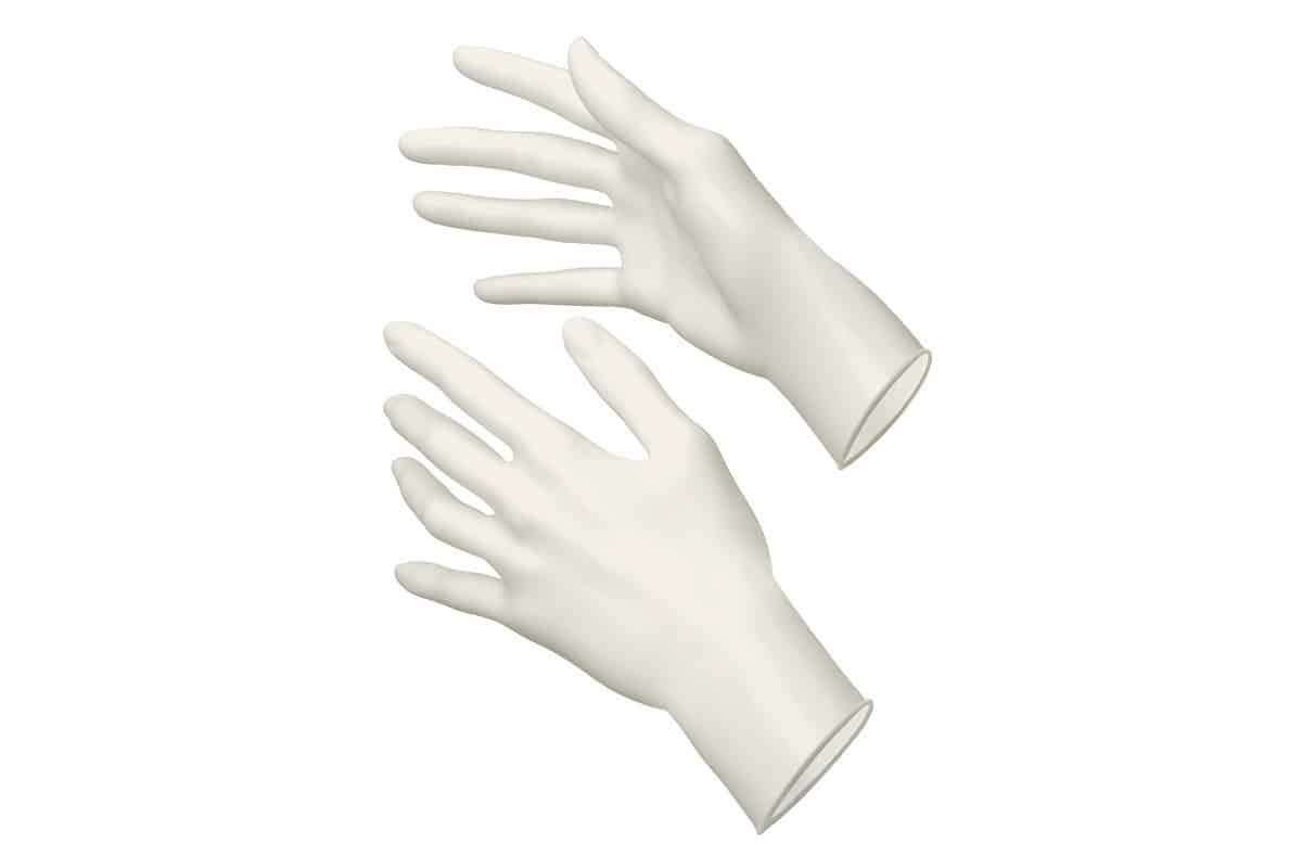 Akzenta TopTouch Plus, nitril handske hvid, Small 100stk