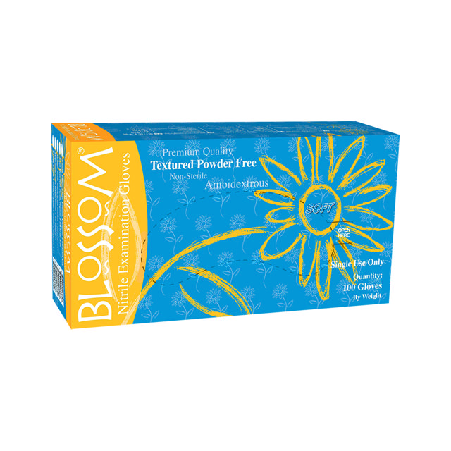Blossom Nitril handske blå, x-small, 100st