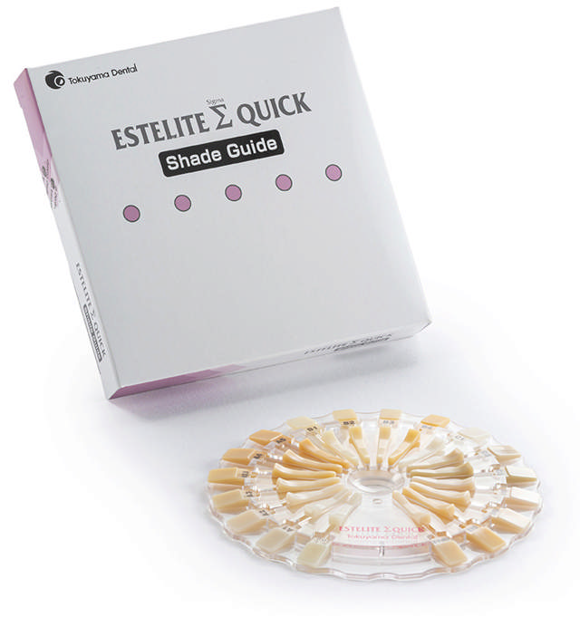 Estelite Sigma Quick farveskala