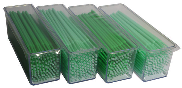 Conzept mikroapplikatorer, fin, grøn, 4x100 stk.