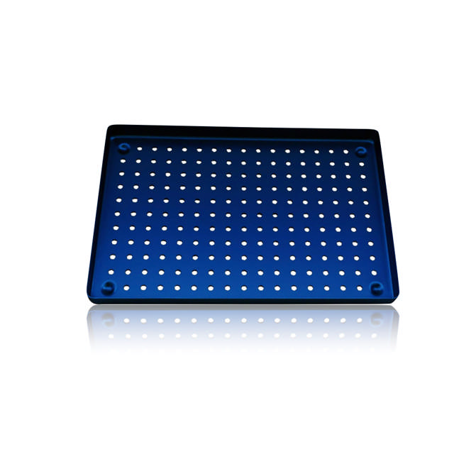 Nichrominox Kassette bund alu. perforeret, standard 28x18 cm