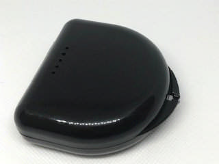 Skinnebox, sort med huller, 10 stk.