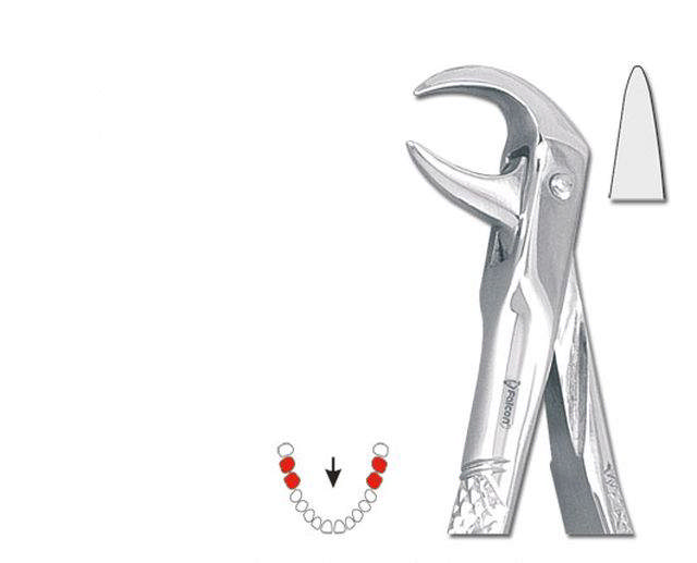 Ekstraktionstang nr. 86C kohornstang UK