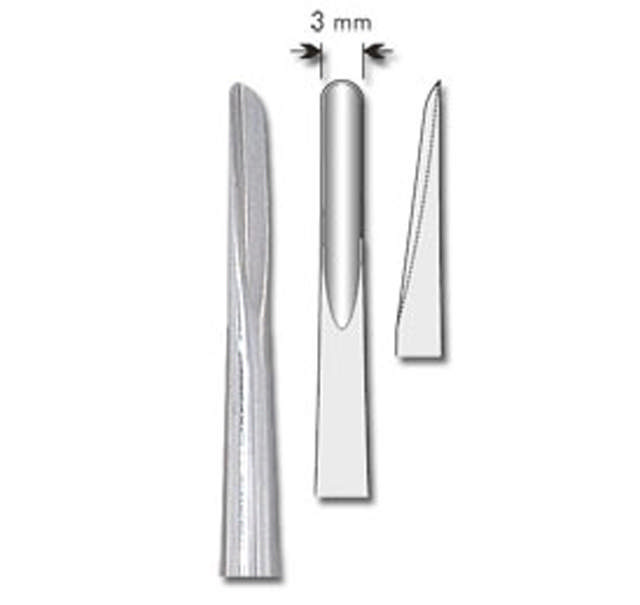Elevationsinstrument, 3 mm lige, 1 stk.