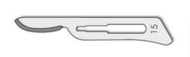 Skalpelblade nr. 15, Swann Morton, steril, 100 stk