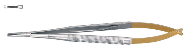 Nåleholder mikro-Castroviejo, hårdmetal, 15 cm