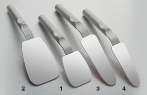 Fotospejl på buet håndtag. Okklusal stor.