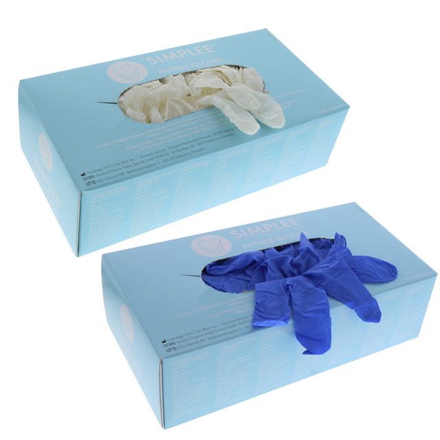 Simplee nitril handske blå, str. S, 10 x 200 stk.