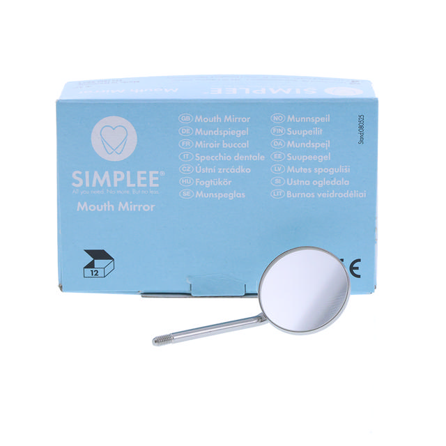 Simplee mundspejle plane, str. 5, 12 stk.