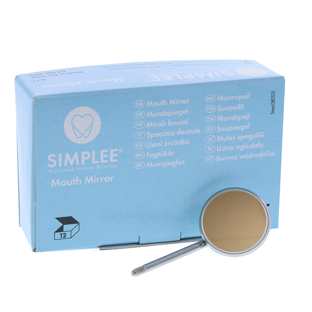 Simplee mundspejle hule, str. 4, 12 stk.