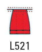 SHOFU Super-snap Rød ekstra fin, mini. Dobbelsidet