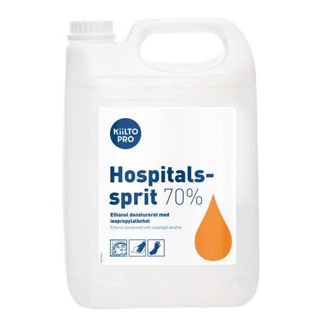 Hospitalssprit 70%, 3 x 5 liter