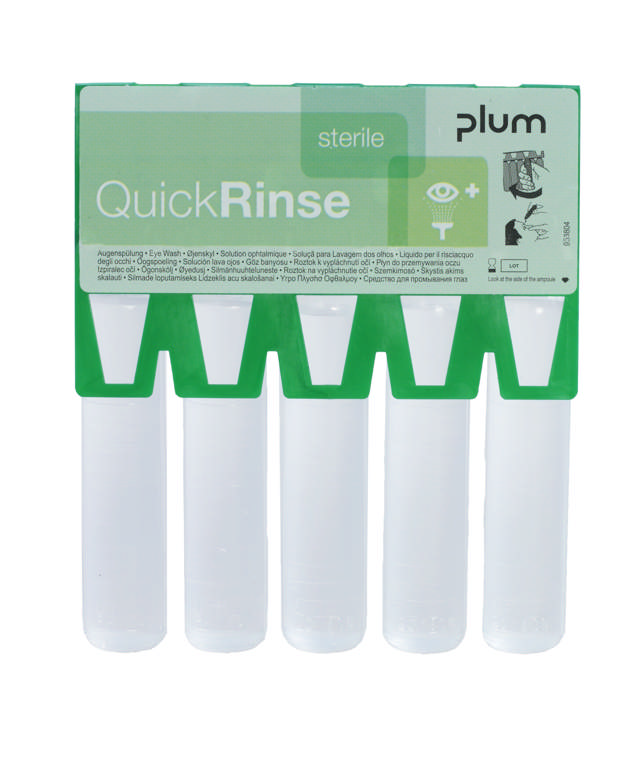 QuickRinse Øjenskylleampuller m. 5 x 20 ml