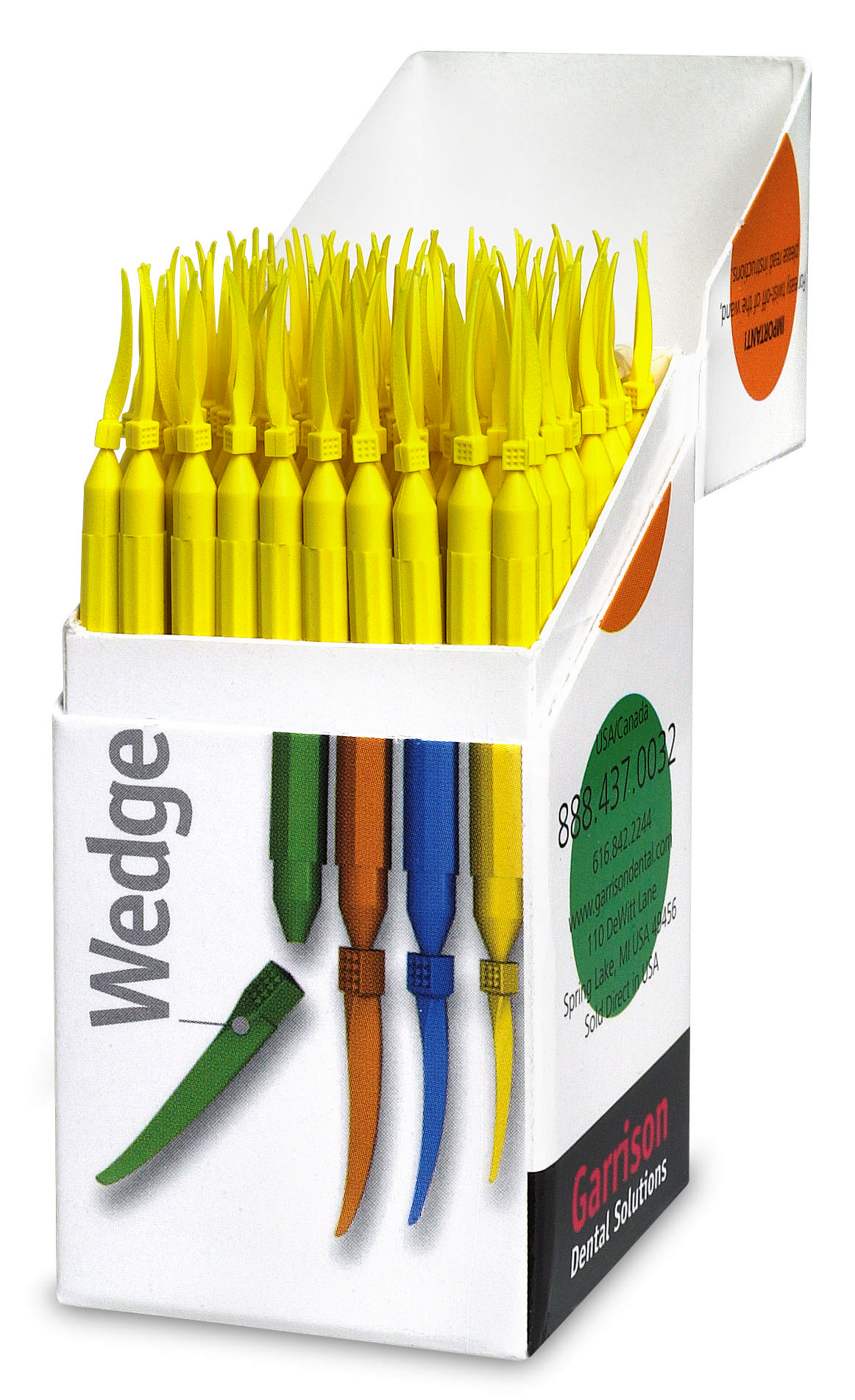 WedgeWands Clear grøn/large, 100 stk.