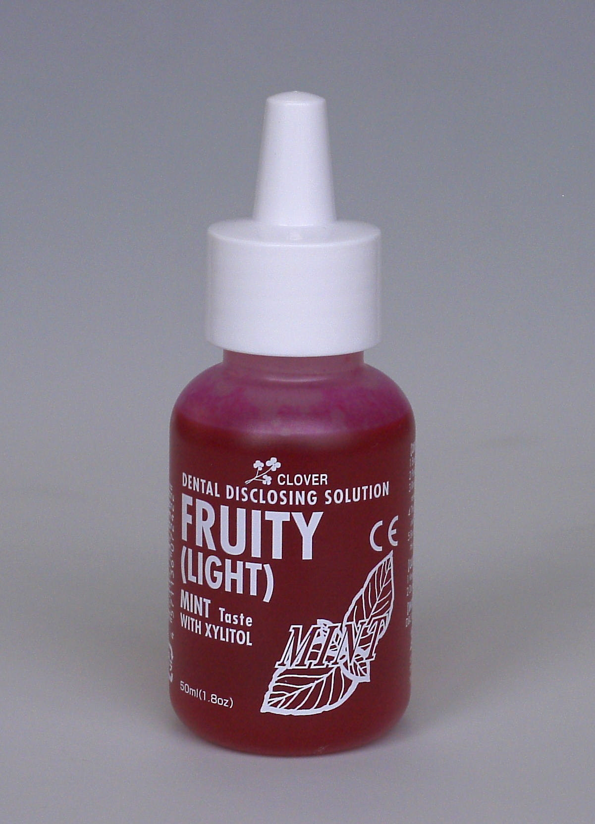 Fruity plakdetektor væske, med fersken smag 50ml