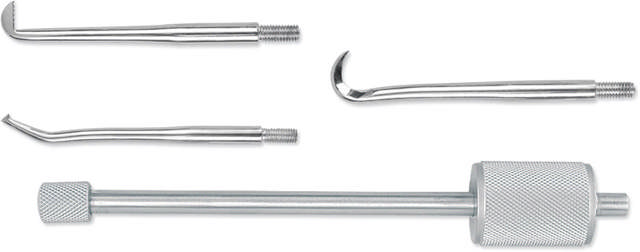 Kronefjerner, manuel med 3 spidser