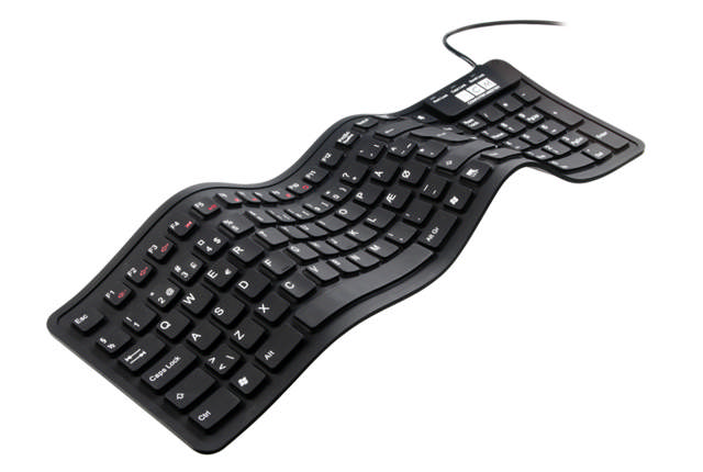 Tastatur fleksibel vaskbart silikonegummi tastatur